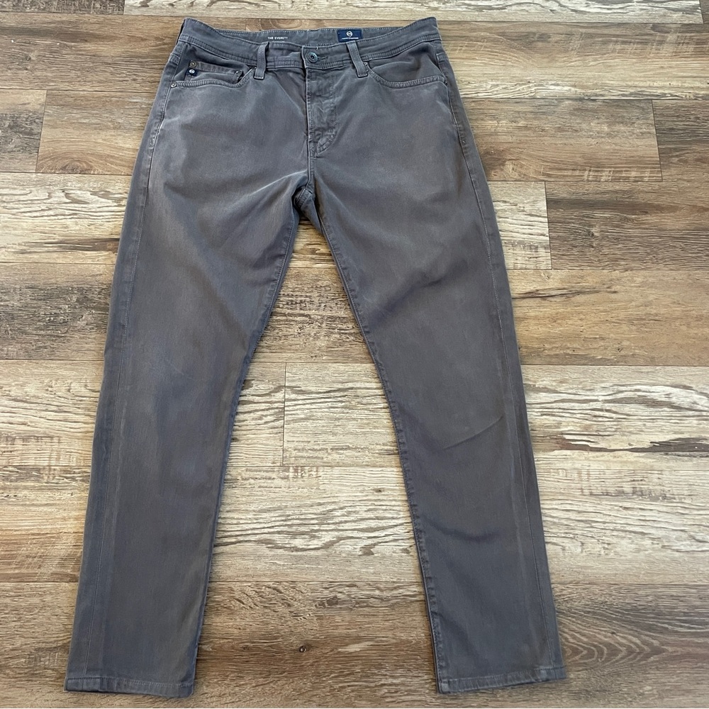 AG gray The Everett slim straight pants 31